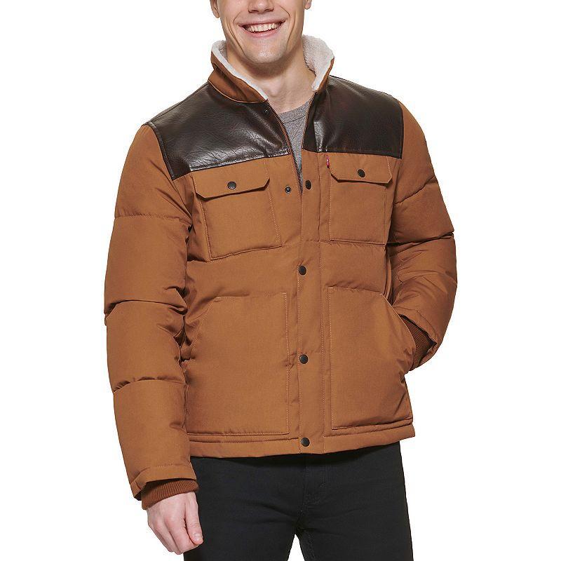 Mens Levis Mixed Media Parka Product Image