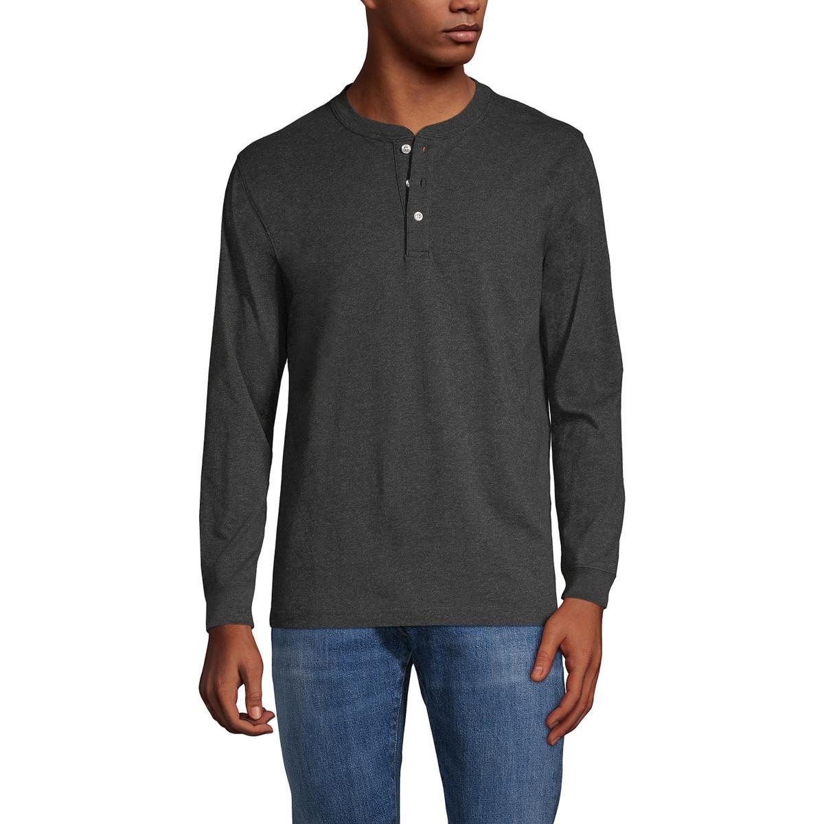 Mens Lands End Super-T Henley Product Image