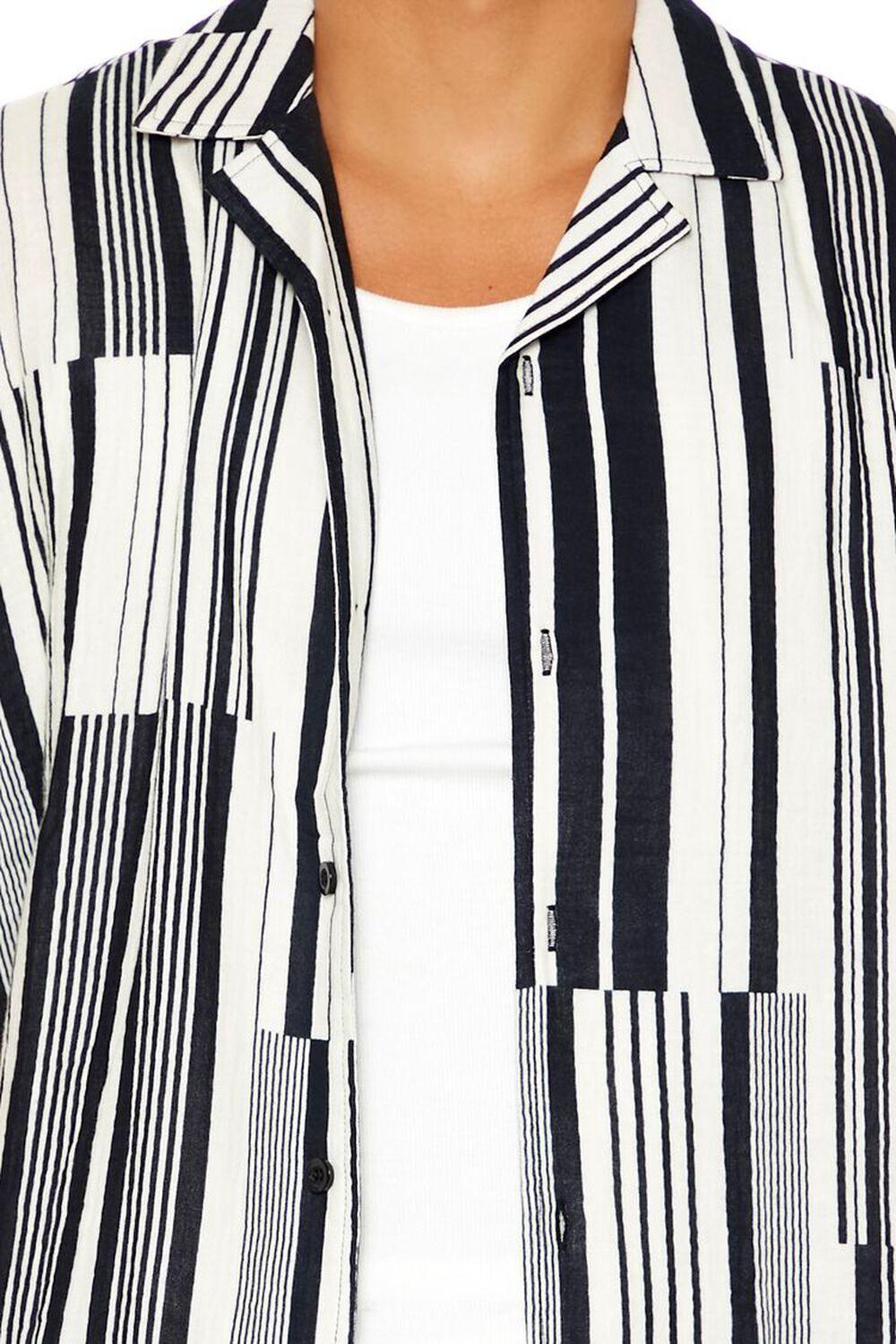 Textured Striped Shirt | Forever 21 Product Image