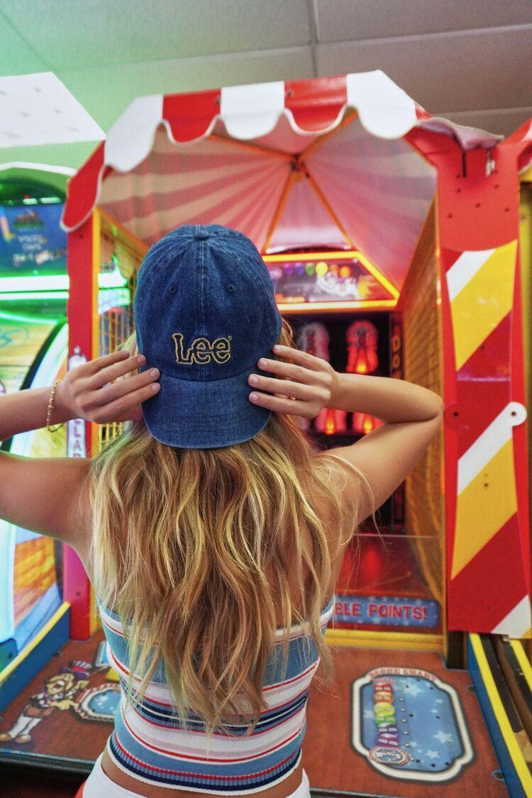 Lee Embroidered Denim Baseball Cap | Forever 21 Product Image