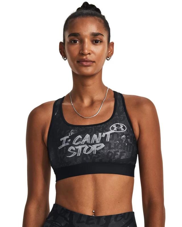 Women's Armour® Mid Message Sports Bra Product Image