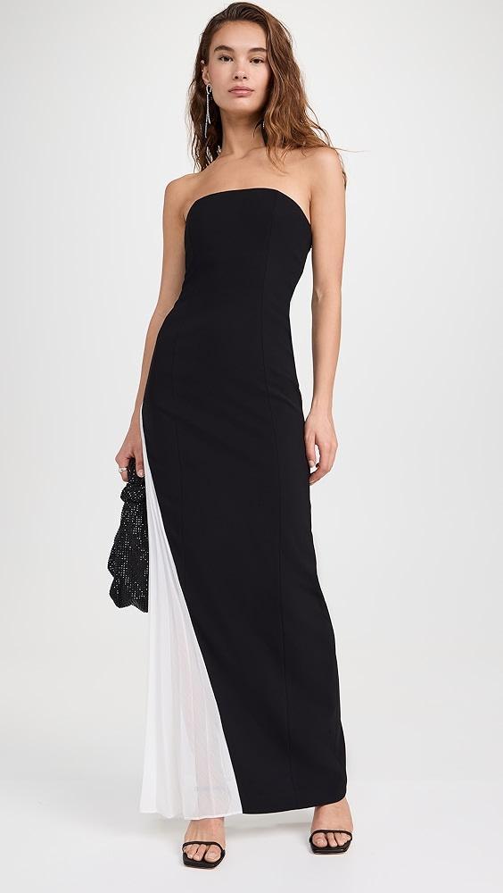 alice + olivia Retha Strapless Maxi Dress | Shopbop Product Image