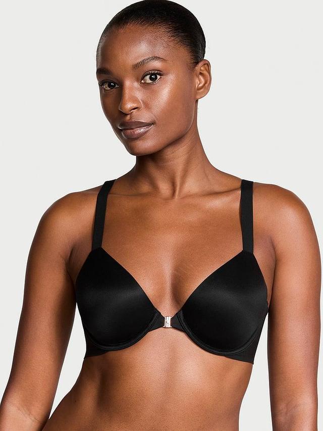 Smooth Lightly Lined Front-Close Full-Coverage Bra Product Image