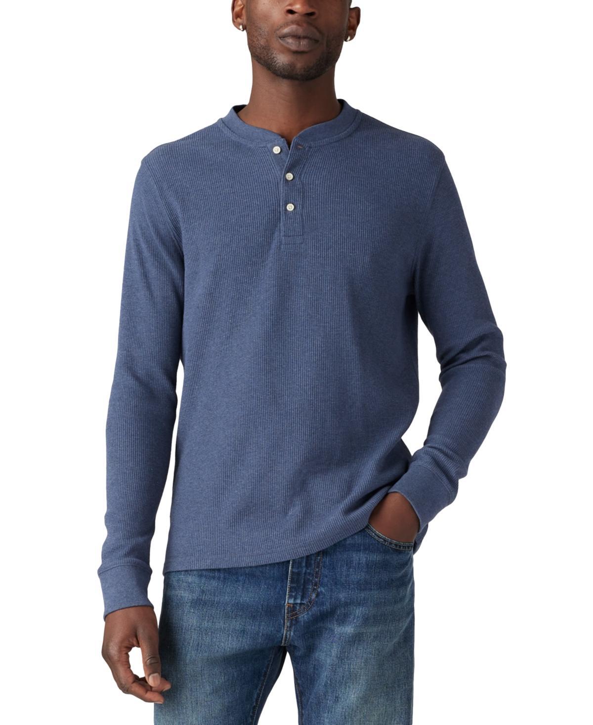 Levis Mens Long-Sleeve Thermal Henley Shirt Product Image