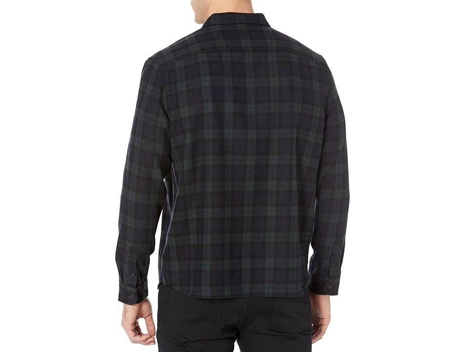 AllSaints Neuhaus Long Sleeve Shirt (Ink) Men's Clothing Product Image