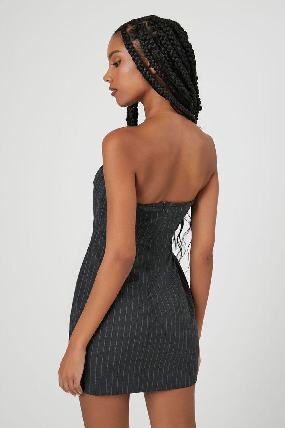 Pinstriped Tube Mini Dress | Forever 21 product image