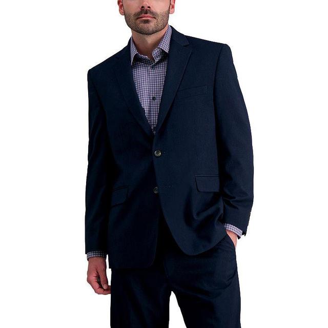 Mens J.M. Haggar Premium Classic-Fit Stretch Suit Jacket Blue Product Image