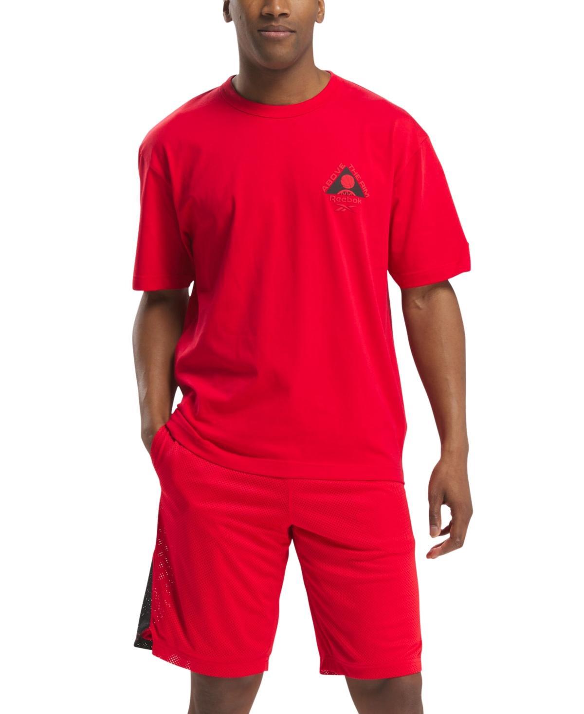 Reebok Mens Above the Rim Graphic T-Shirt - Red product image