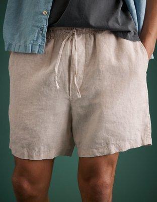 AE77 Premium Linen Pull-On Short Product Image