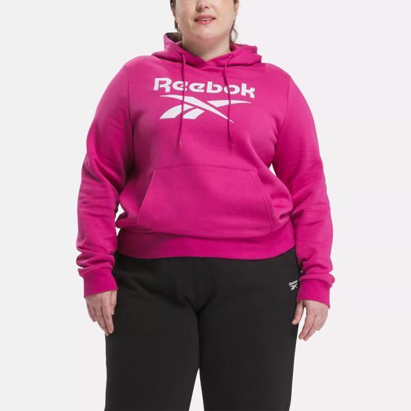 Reebok Identity Big Logo Fleece Hoodie (Plus Size) Product Image