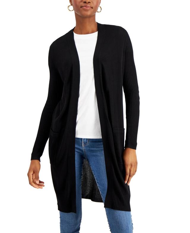 I.n.c. International Concepts Womens Ribbed Cardigan, Created for Macys Product Image