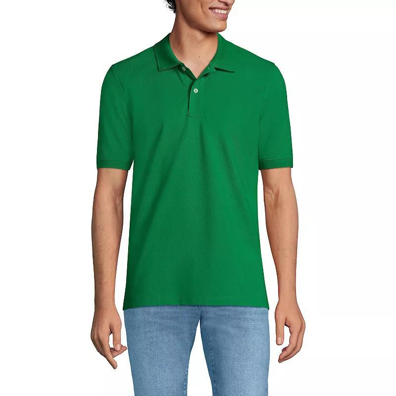 Big & Tall Lands End Comfort-First Mesh Polo, Mens Yellow Product Image