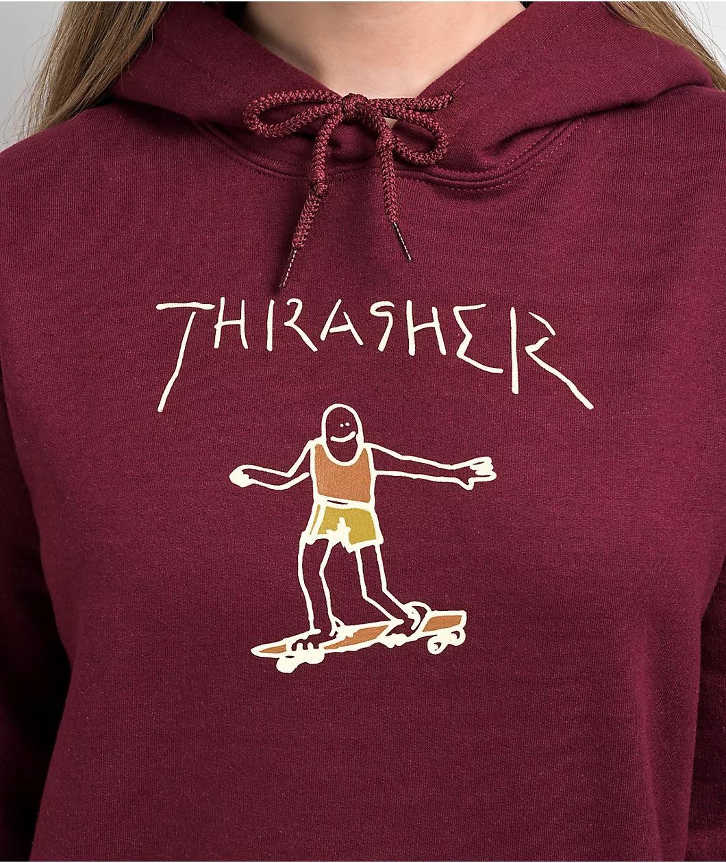 Thrasher Gonz Maroon Hoodie Product Image