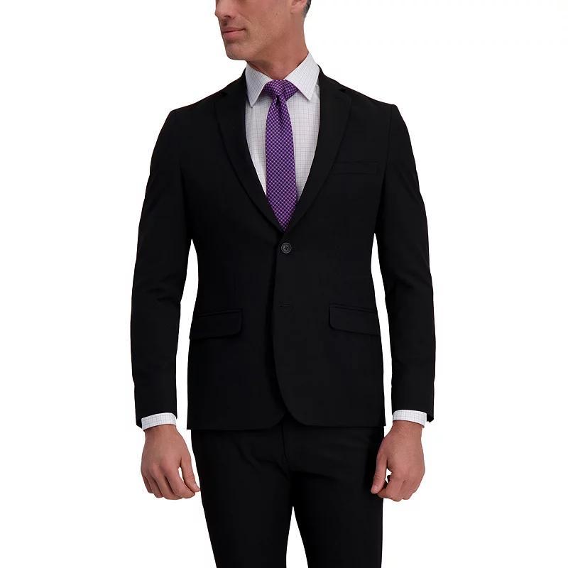 Mens J.M. Haggar Ultra-Slim Fit Stretch Suit Jacket Black Product Image