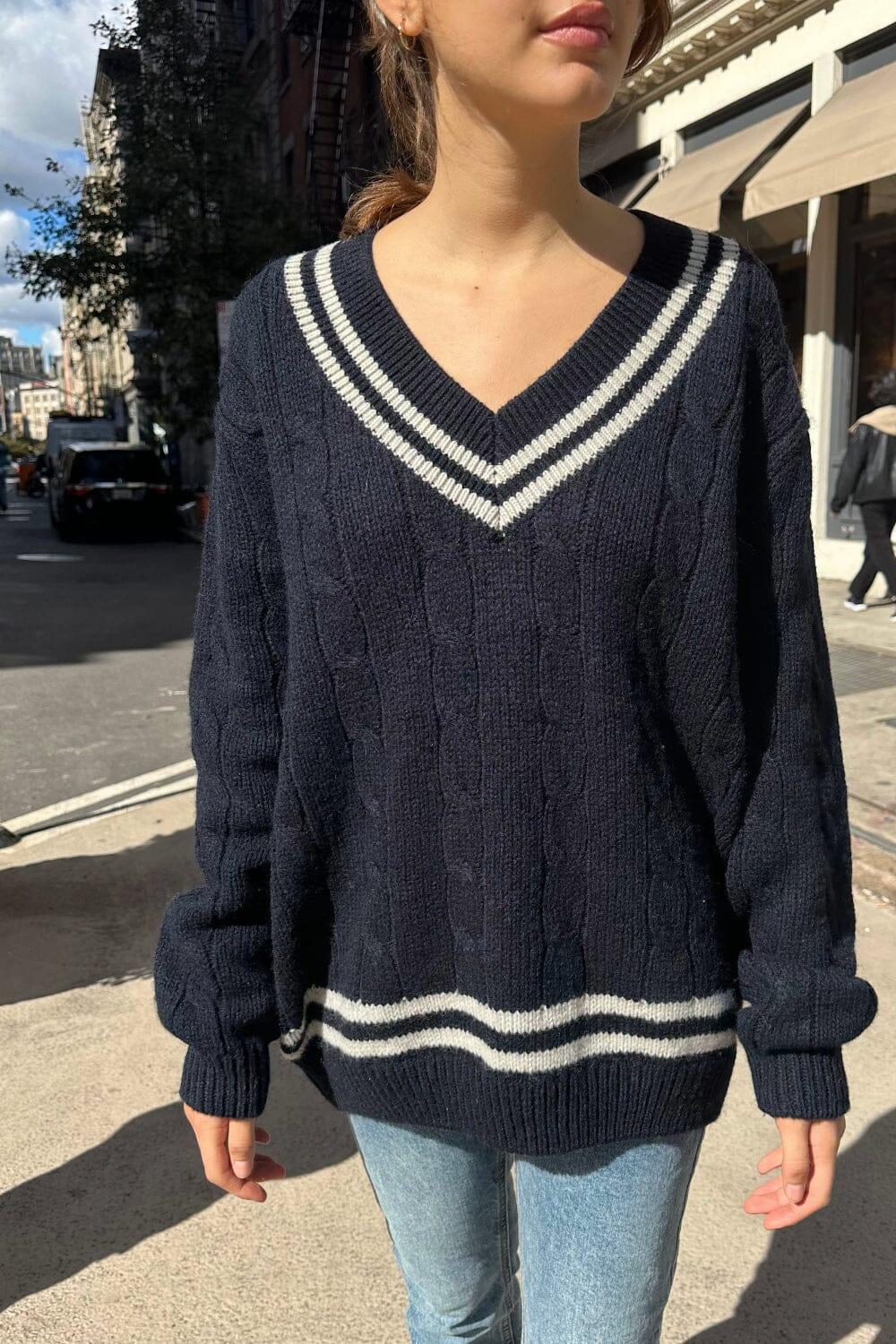 Nikki Heavy Wool Stripe Sweater Product Image