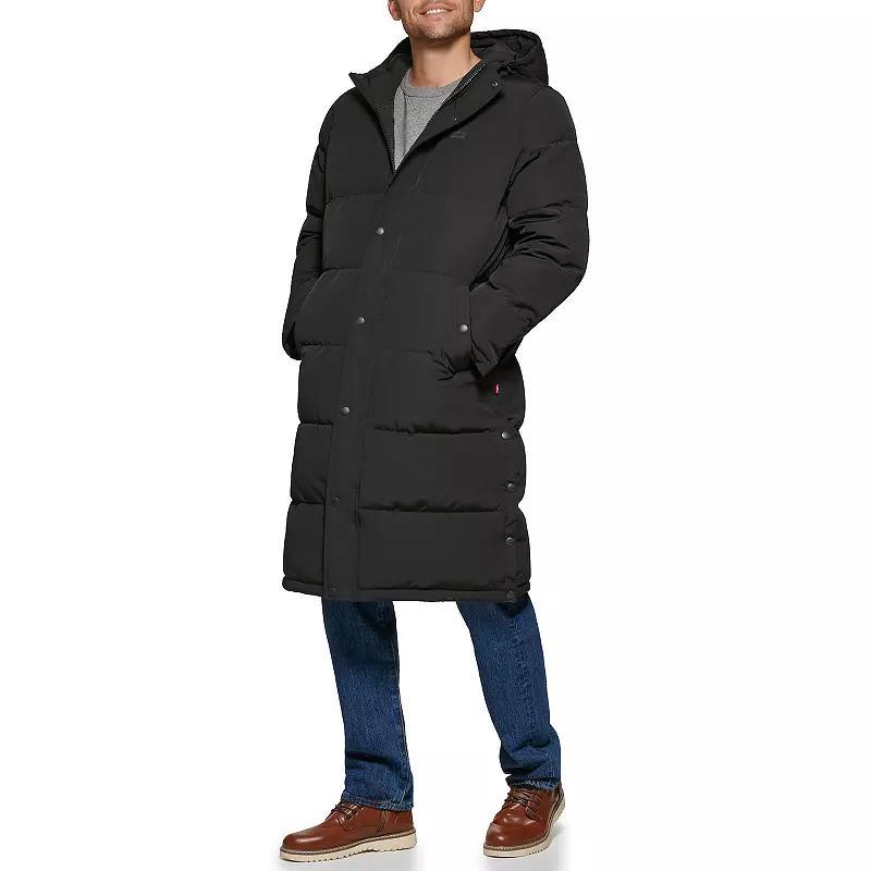 Mens Levis Oversized Long Quilted Parka Jacket Product Image