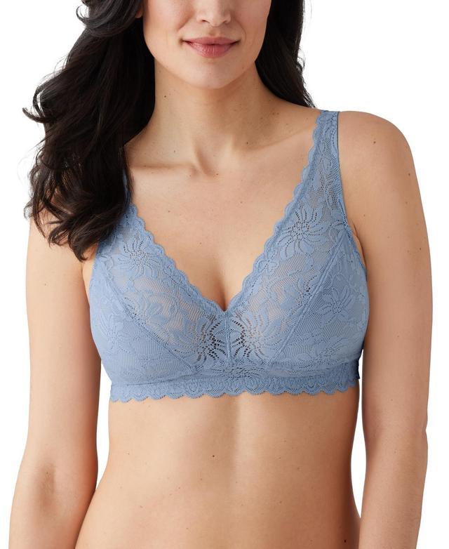 Wacoal Womens Soft Sense Lace Mesh Bralette 810334 Product Image