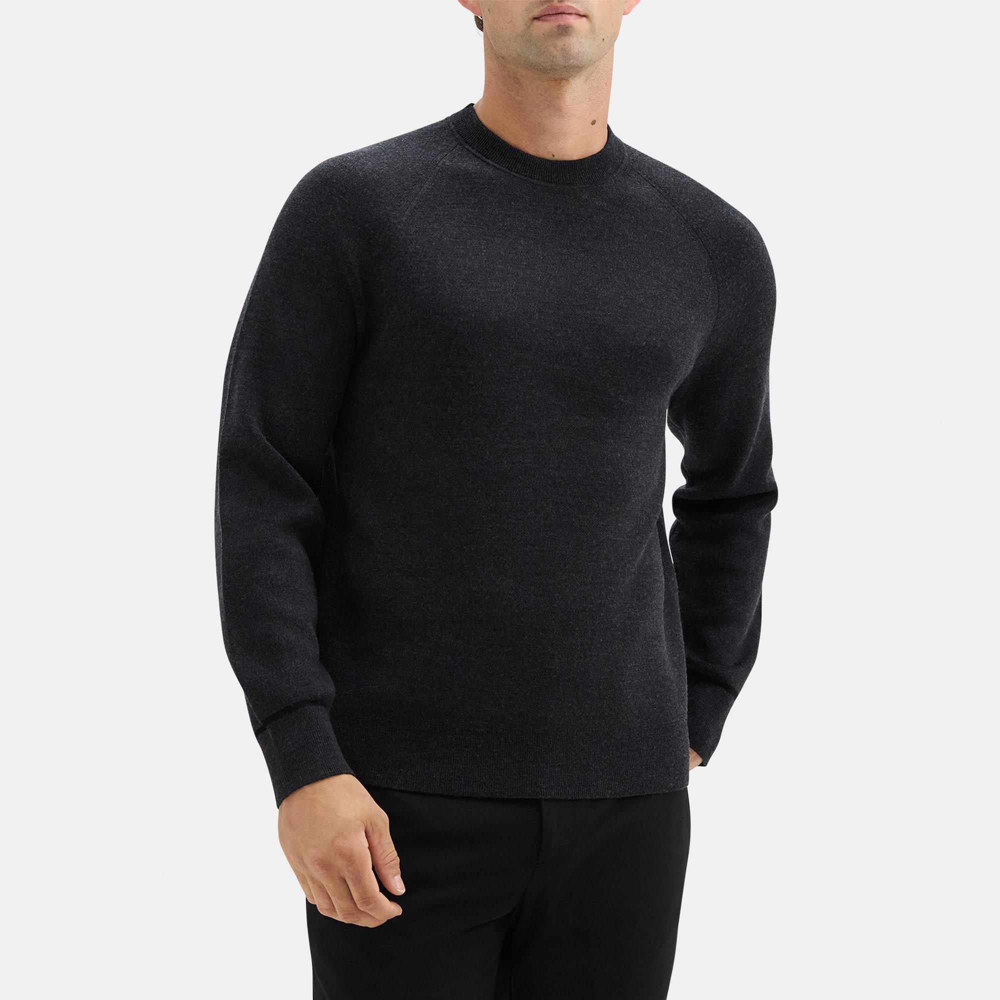 Merino Wool Raglan Sleeve Sweater | Theory Outlet Product Image