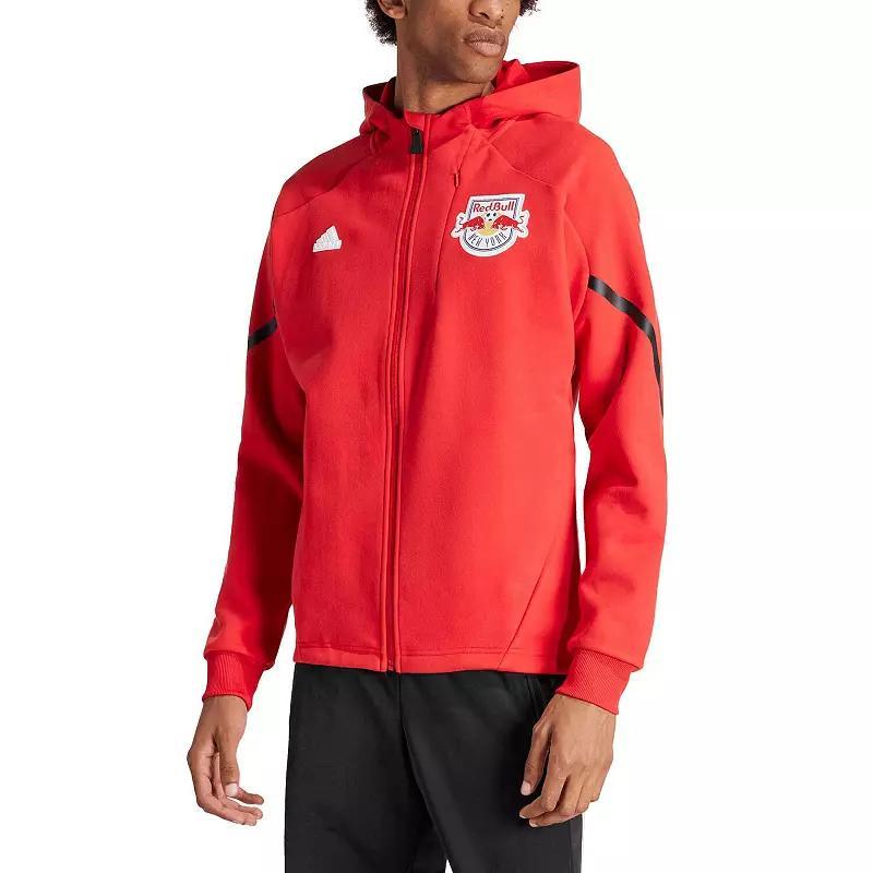 Mens adidas New York Bulls 2024 Anthem Travel Full-Zip Jacket Product Image