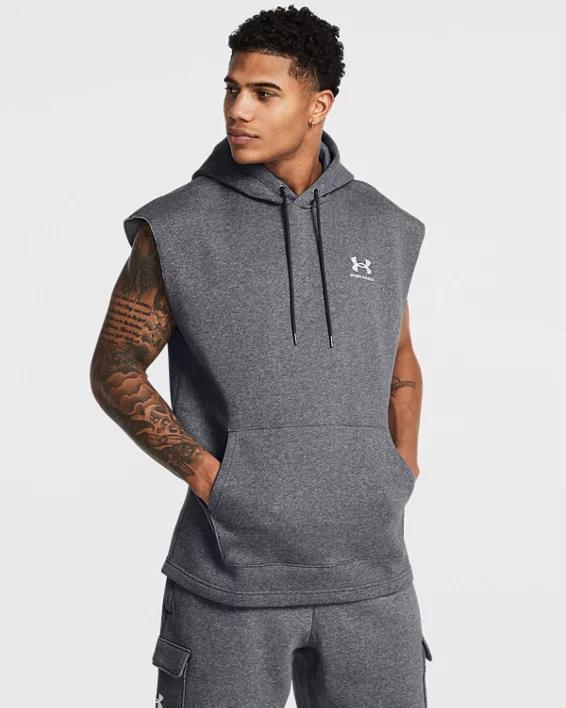 Men's UA Icon Fleece Sleeveless Hoodie Product Image