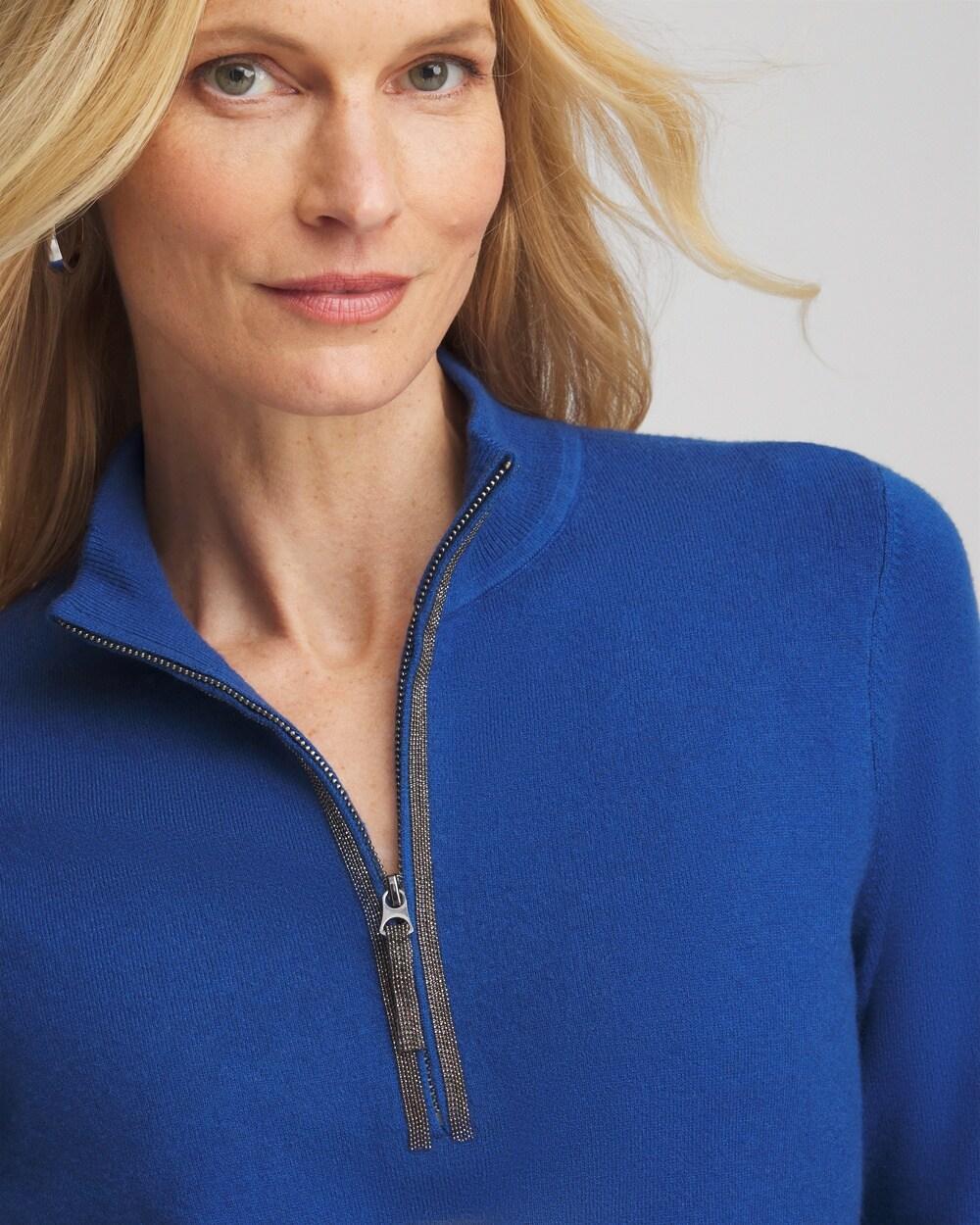 Zenergy® Luxe Half Zip Pullover Top Product Image