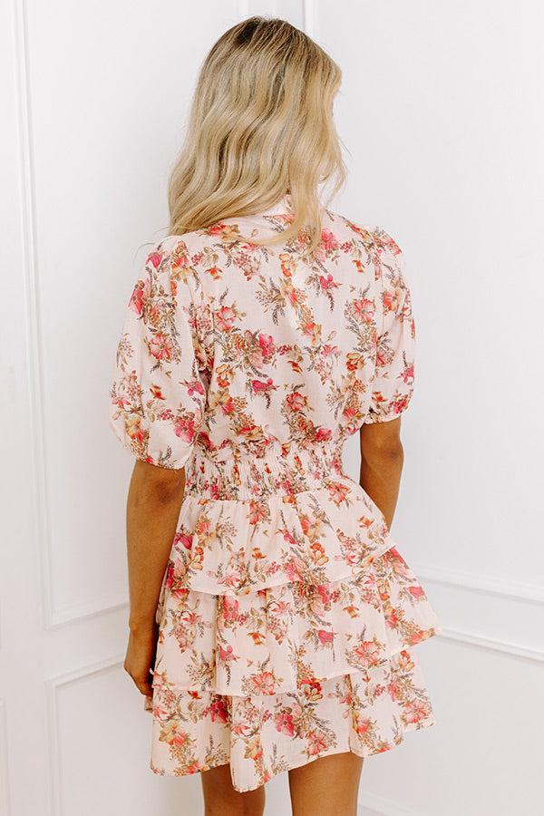 Feel The Romance Floral Mini Dress Product Image