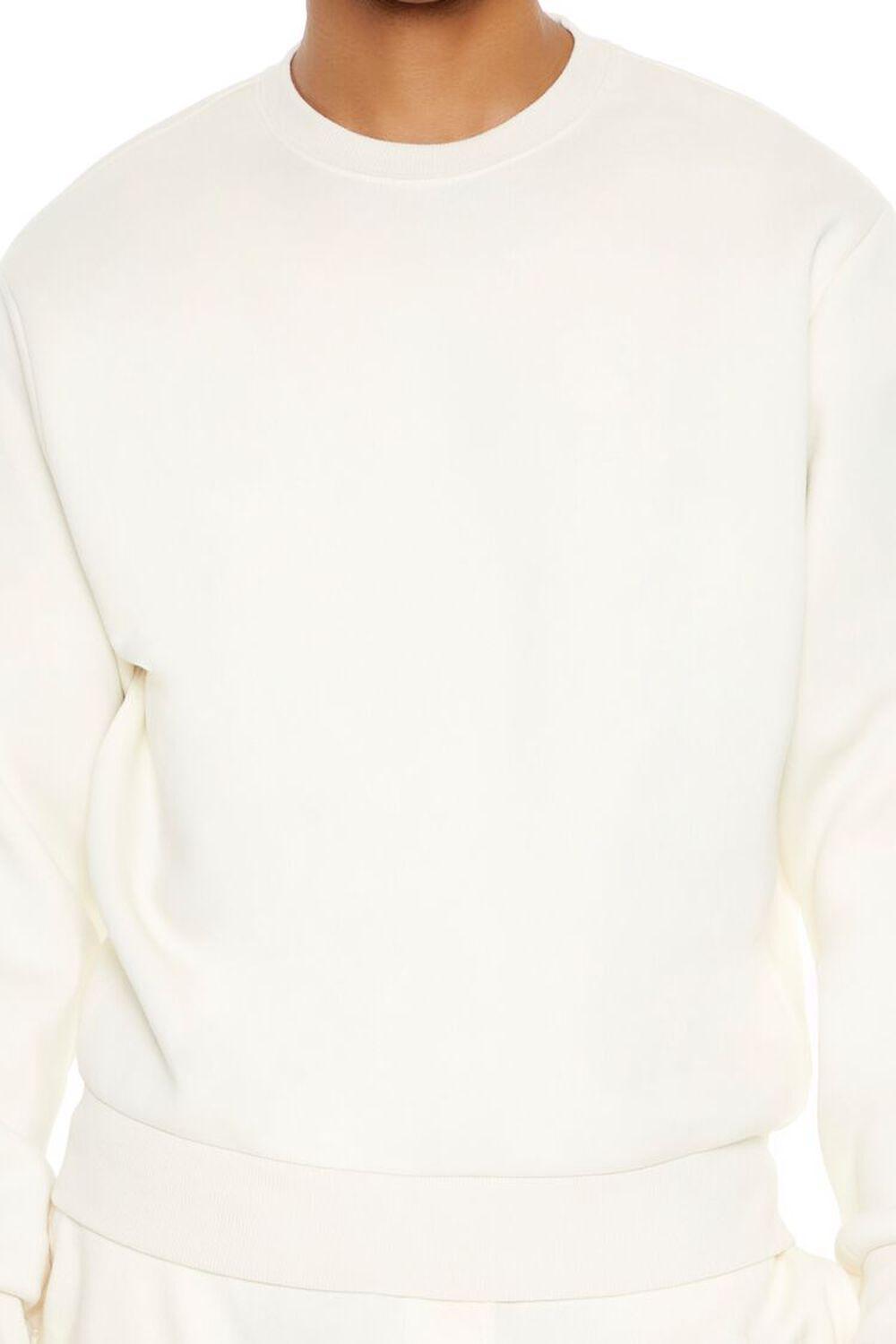 Cotton-Blend Crew Pullover | Forever 21 Product Image