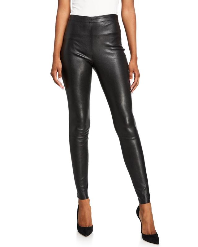 Womens Maddox Leather Leggings Product Image