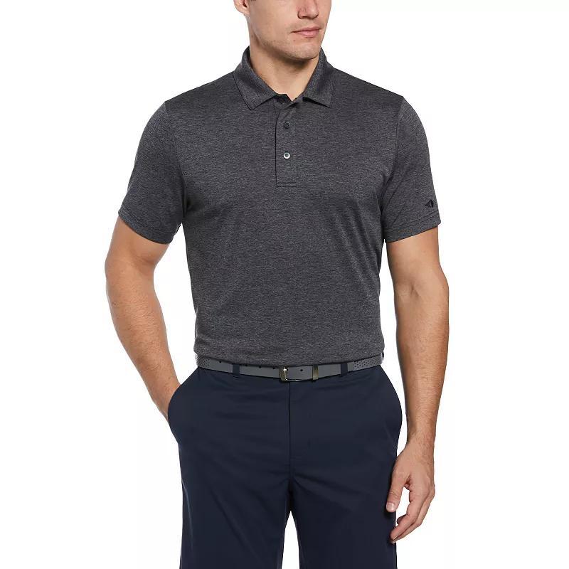 Mens Grand Slam Slim Fit Heather Golf Polo Capri Grey Product Image