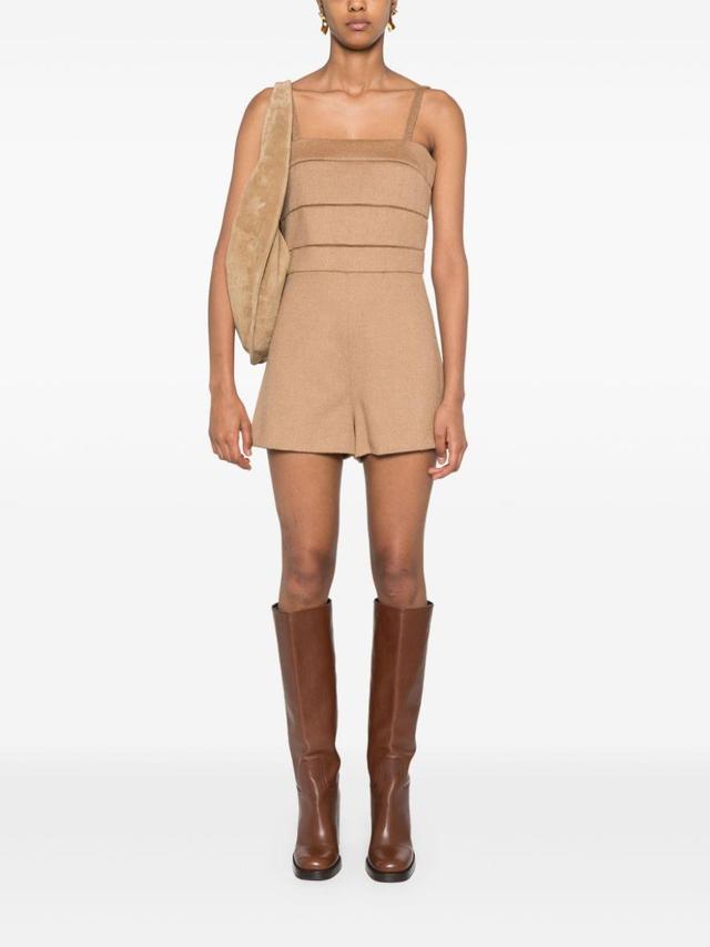 MAX MARA Matassa Playsuit In Neutrals Product Image