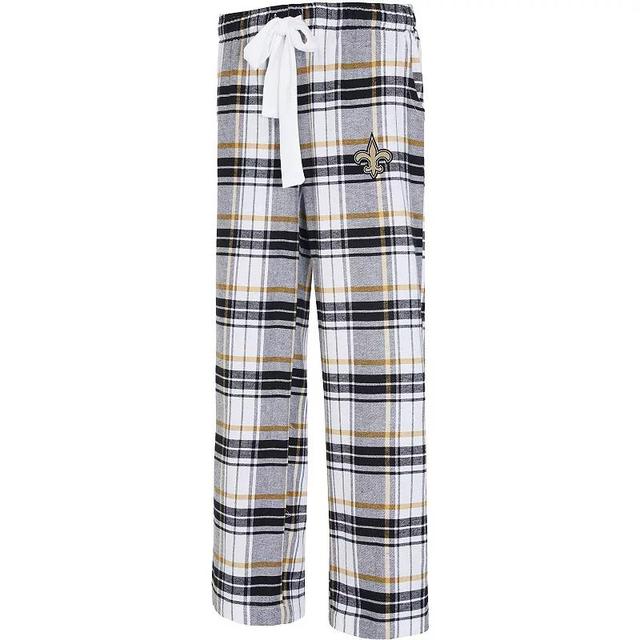 Womens Concepts Sport /Gold New Orleans Saints Accolade Flannel Pants Product Image