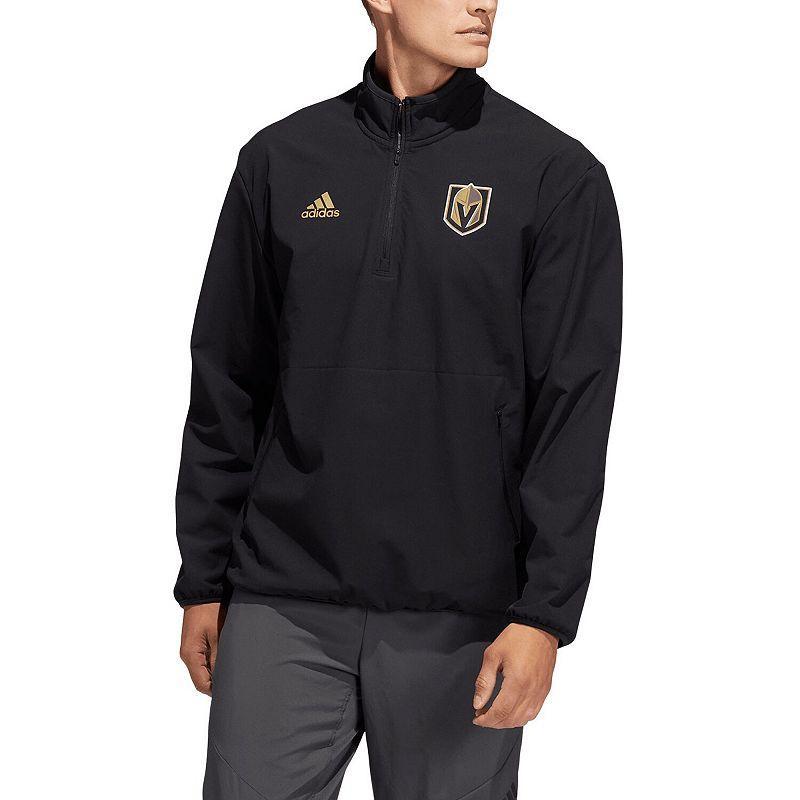 Mens adidas Black Vegas Golden Knights COLD.RDY Quarter-Zip Jacket Product Image