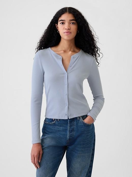 Modern Rib Cardigan Product Image