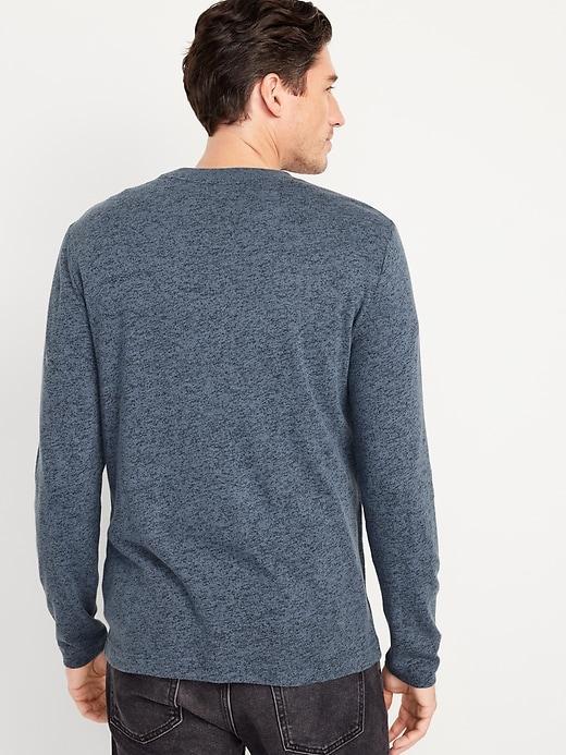 Long-Sleeve Henley T-Shirt Product Image