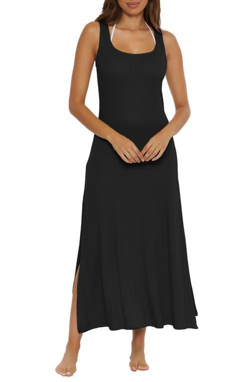 Becca Mykonos Semisheer Ribbed Cover-Up Maxi Dress Product Image