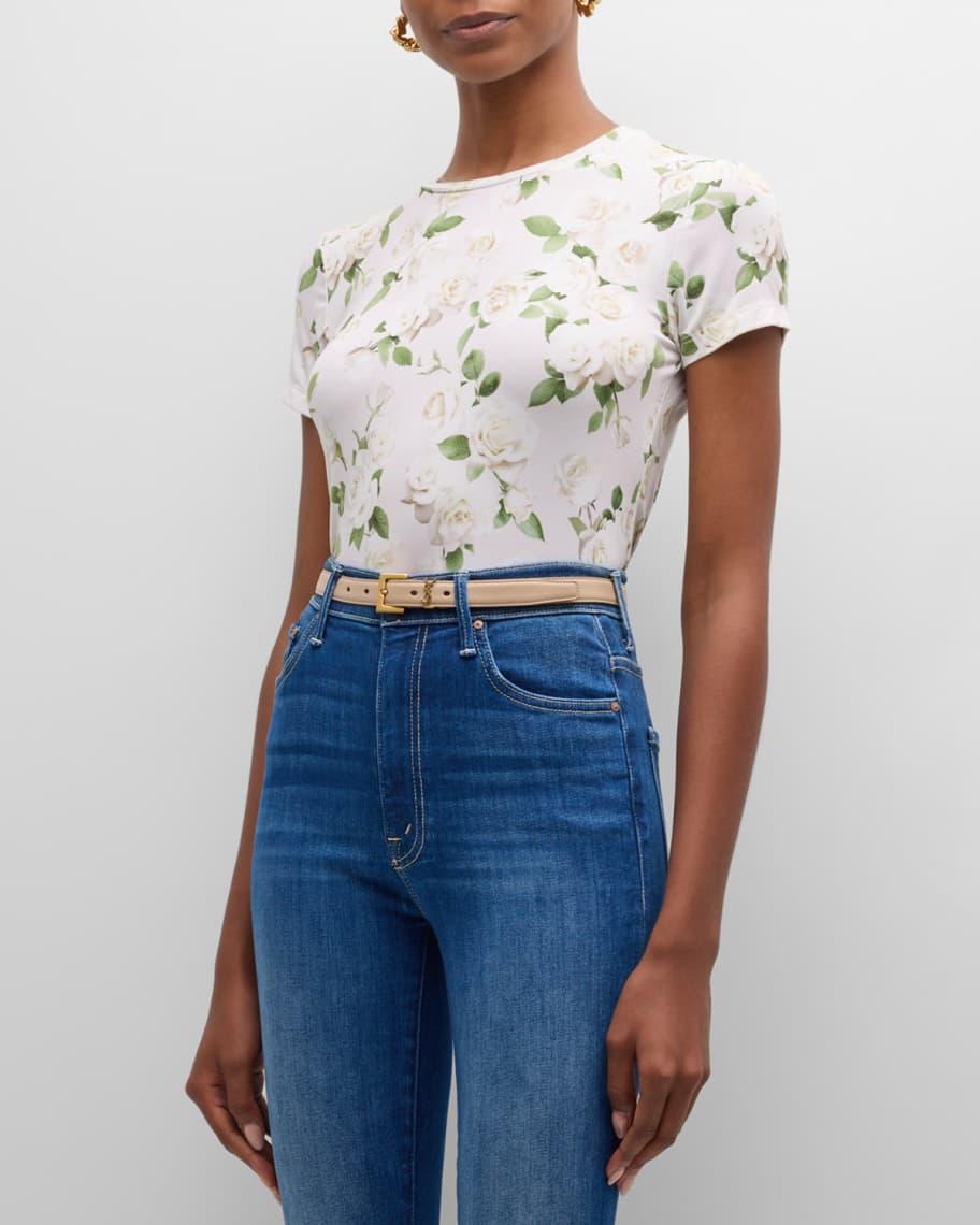 Ressi Short-Sleeve Floral Tee Product Image