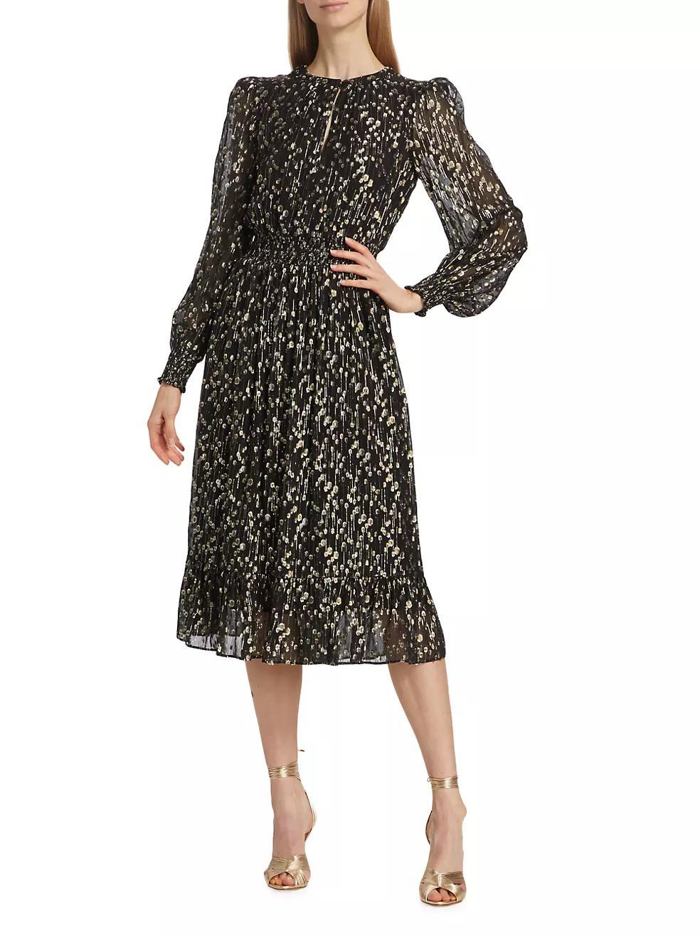 The Maggie Silk-Blend Dress Product Image