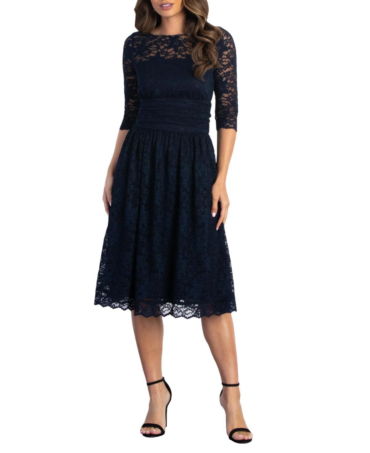 Womens Luna Lace Cocktail Midi Dress product image