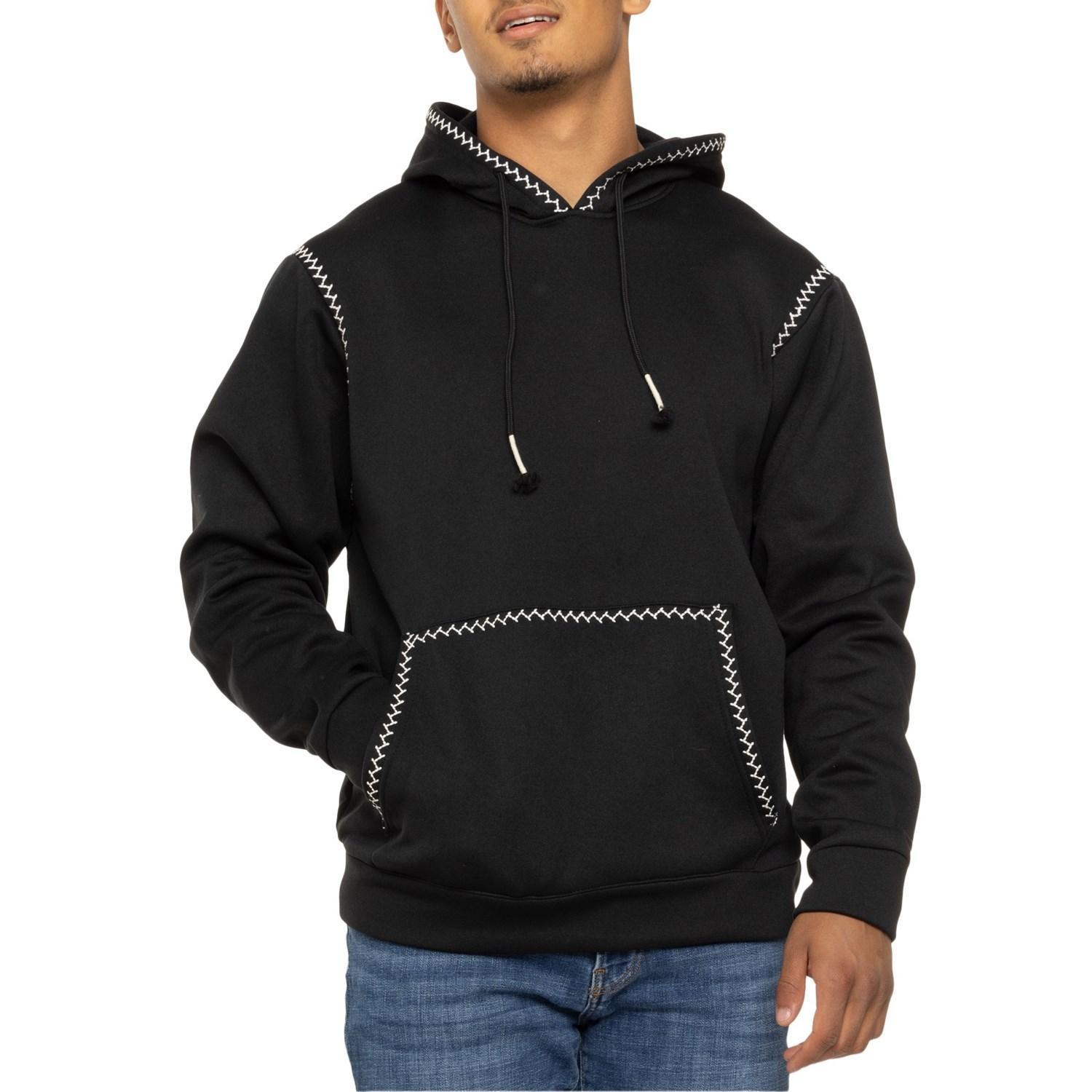 Drill Social Club Saints Embroidery Trim Hoodie Product Image