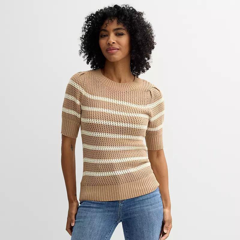 Womens Sonoma Goods For Life Short Sleeve Sweater product image