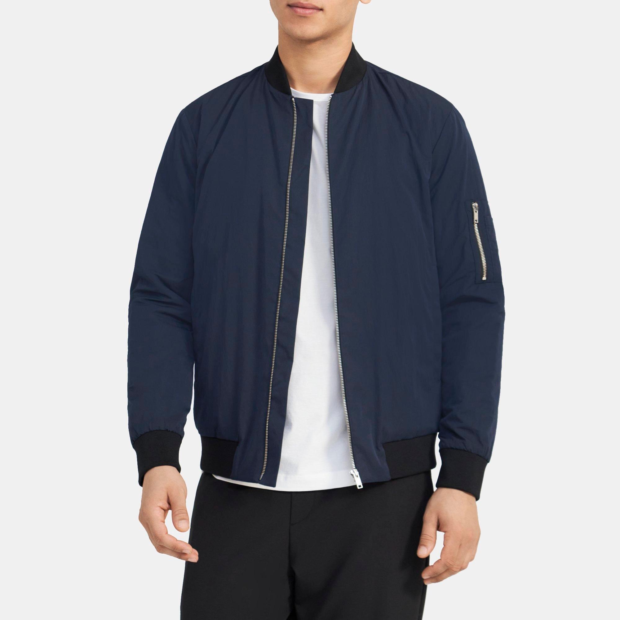 Tech Poly Bomber Jacket | Theory Outlet Product Image