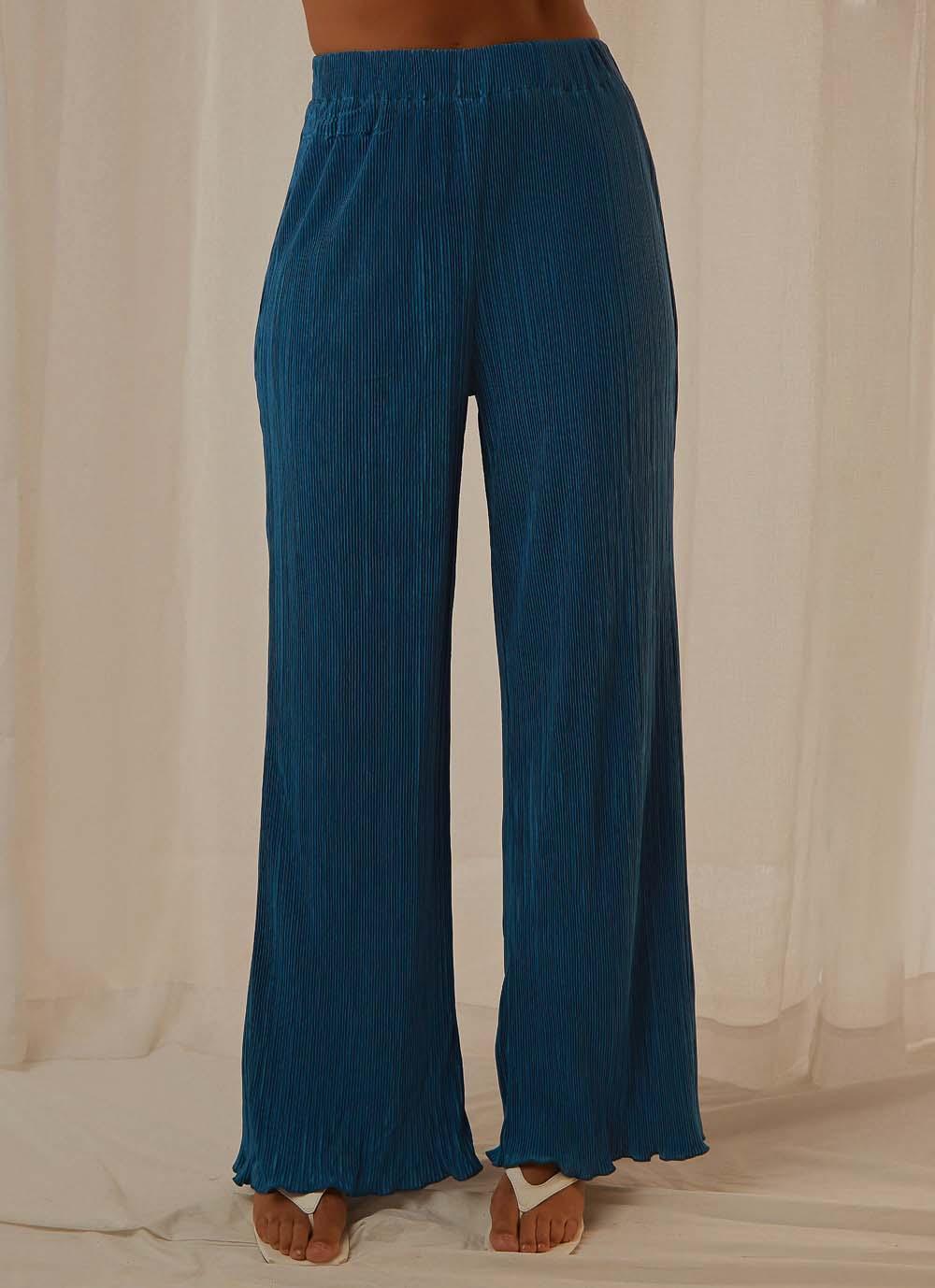 90s Muse Pants - Cobalt Product Image