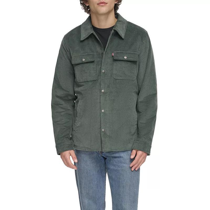 Mens Levis Corduroy Sherpa Lined Shirt Jacket Product Image