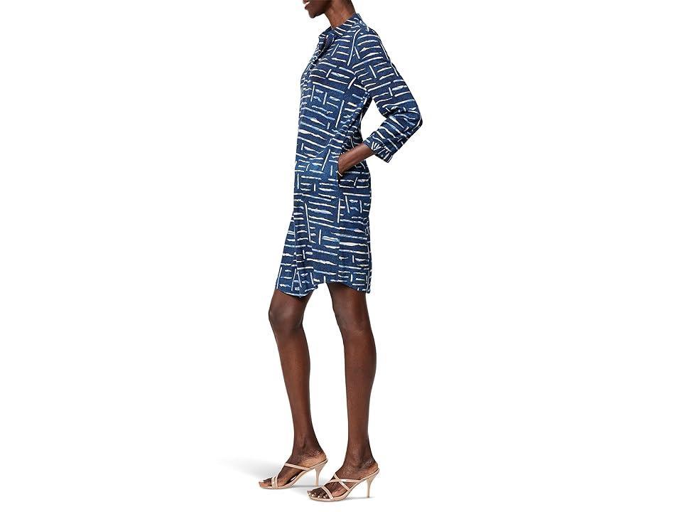 NIC+ZOE Indigo Dash Live In Dress (Indigo Multi) Women's Dress Product Image