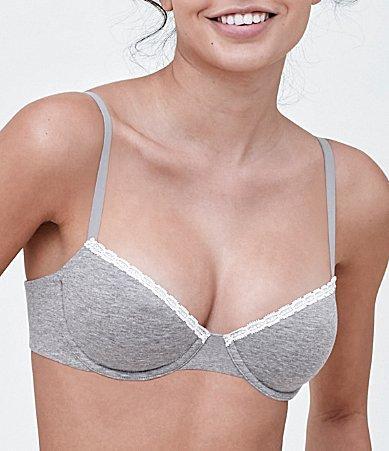 Skarlett Blue Adorned Cotton Blend Underwire Bra Product Image