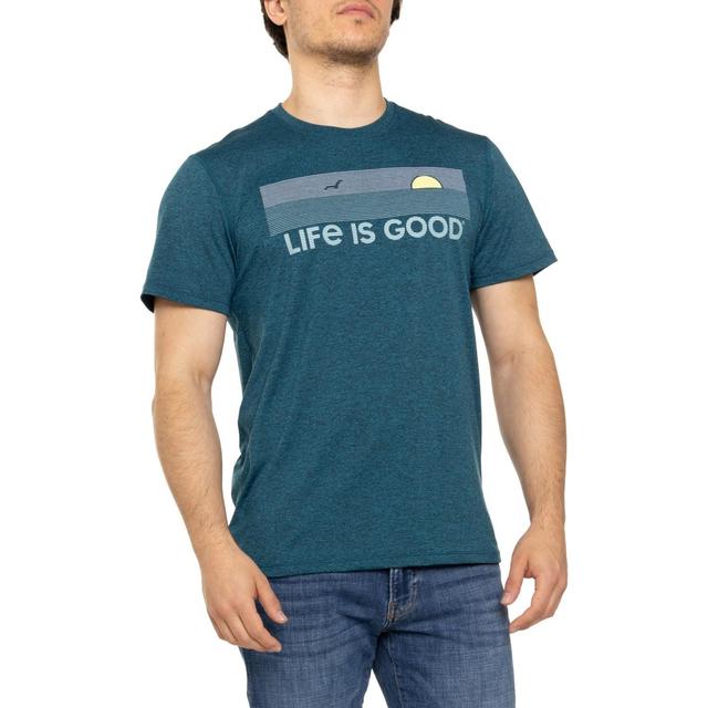 Life is Good® Linear Oceanview Active T-Shirt - UPF 50+, Short Sleeve Product Image