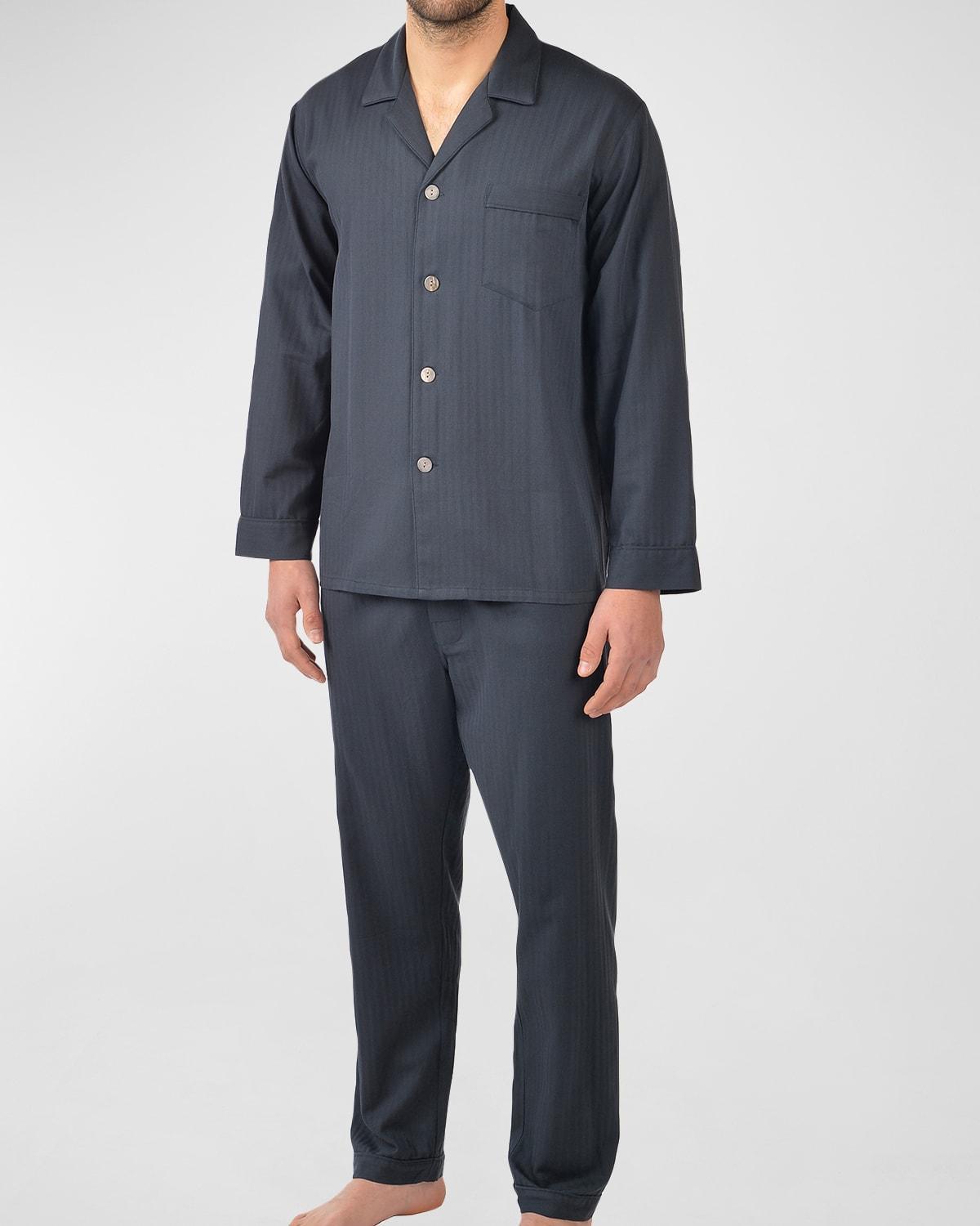 Majestic International Herringbone Cotton Pajamas Product Image