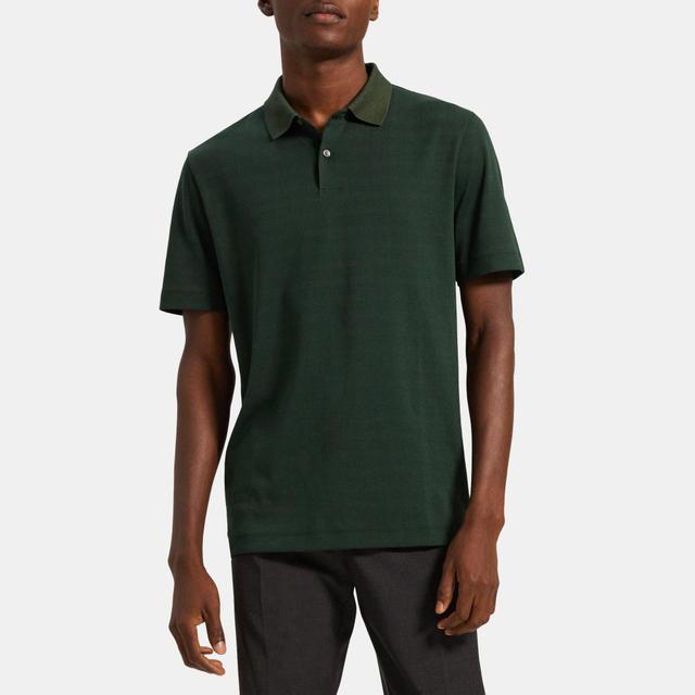 Knit Jacquard Standard Polo | Theory Outlet Product Image