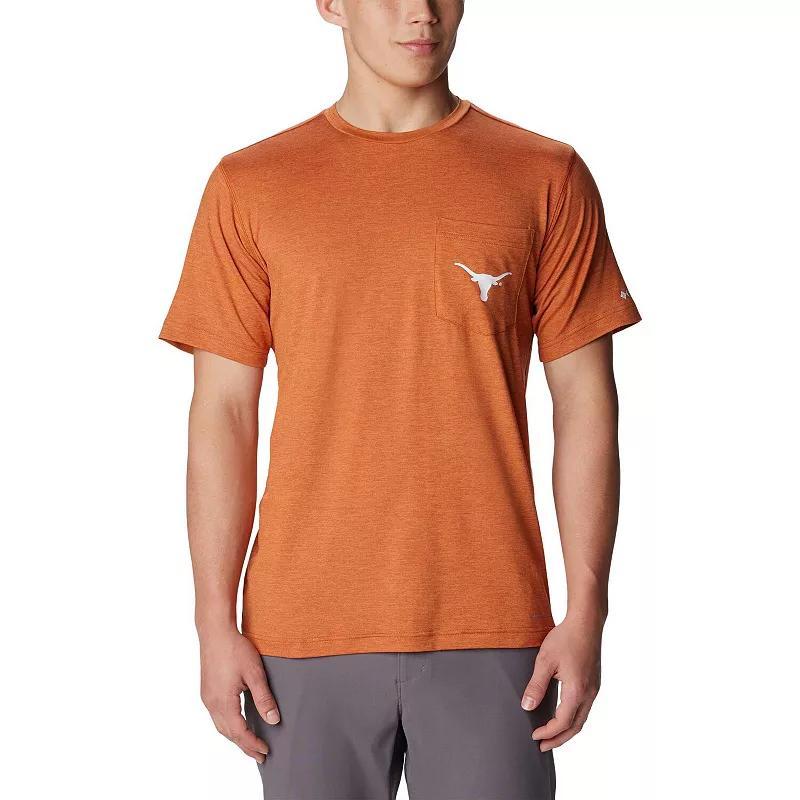 Columbia Men's Collegiate Tech Trail Short Sleeve Shirt - Texas- Product Image