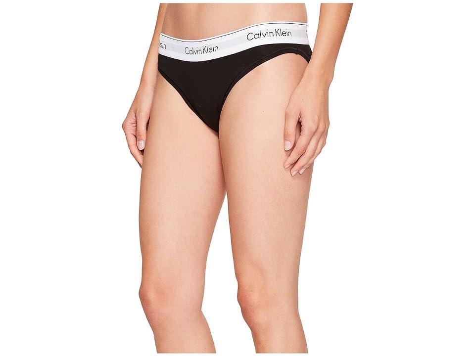 Calvin Klein Modern Cotton Bikini Panty F3787, Womens Med Brown Product Image